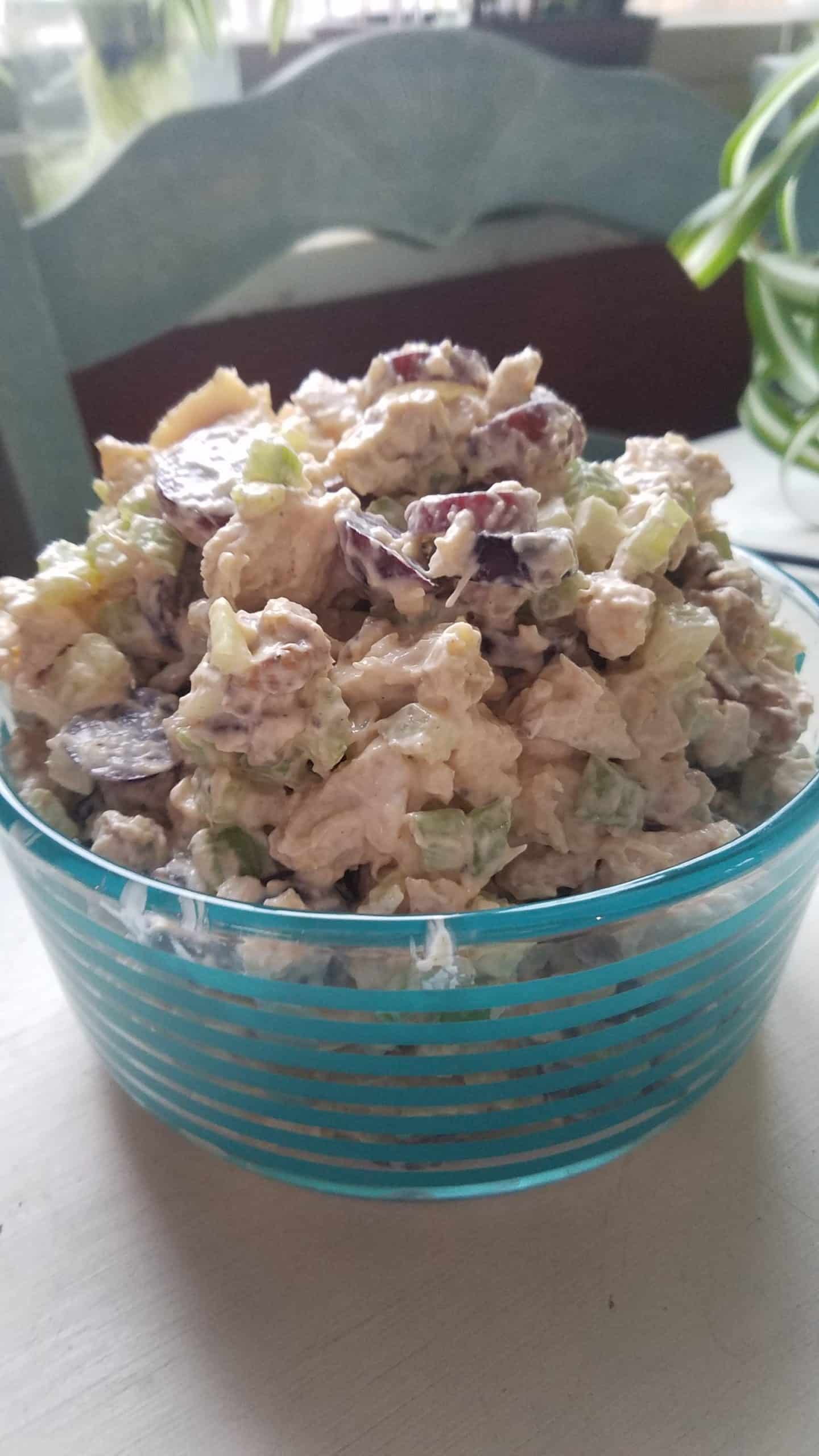 Chicken Salad with Grapes, Walnuts & Celery