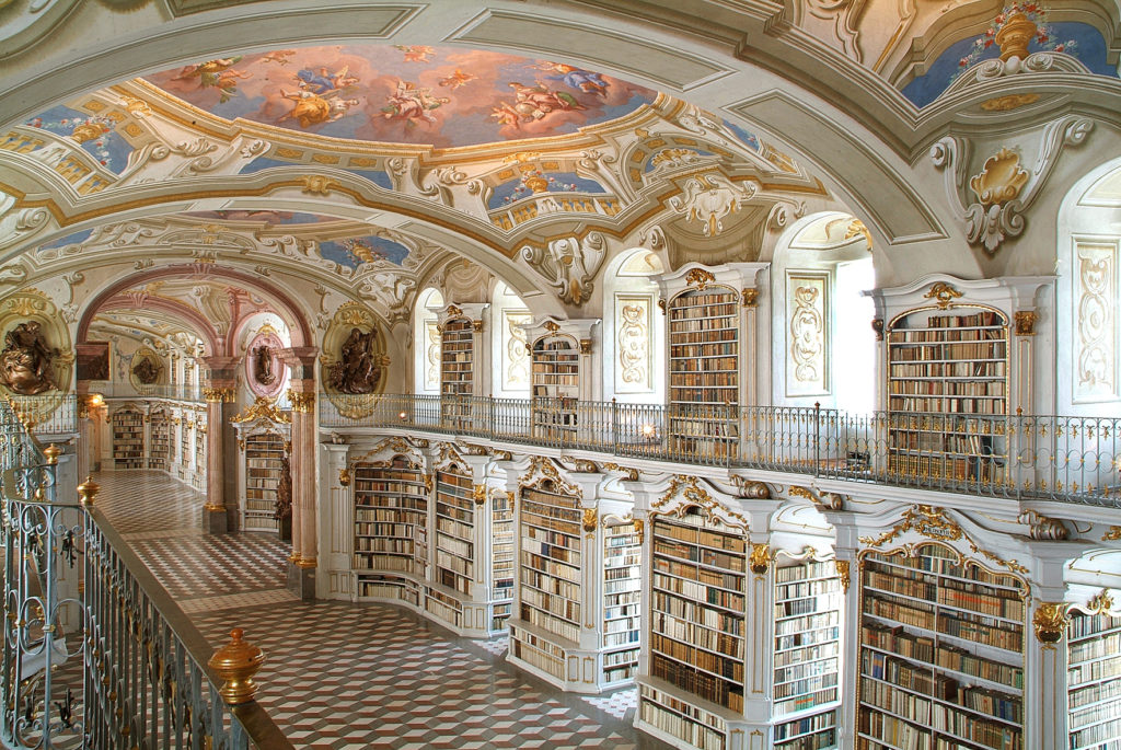 Stiftsbibliothek, Admont Monastery Library, Austria