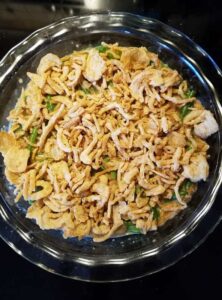 top with french fried onions