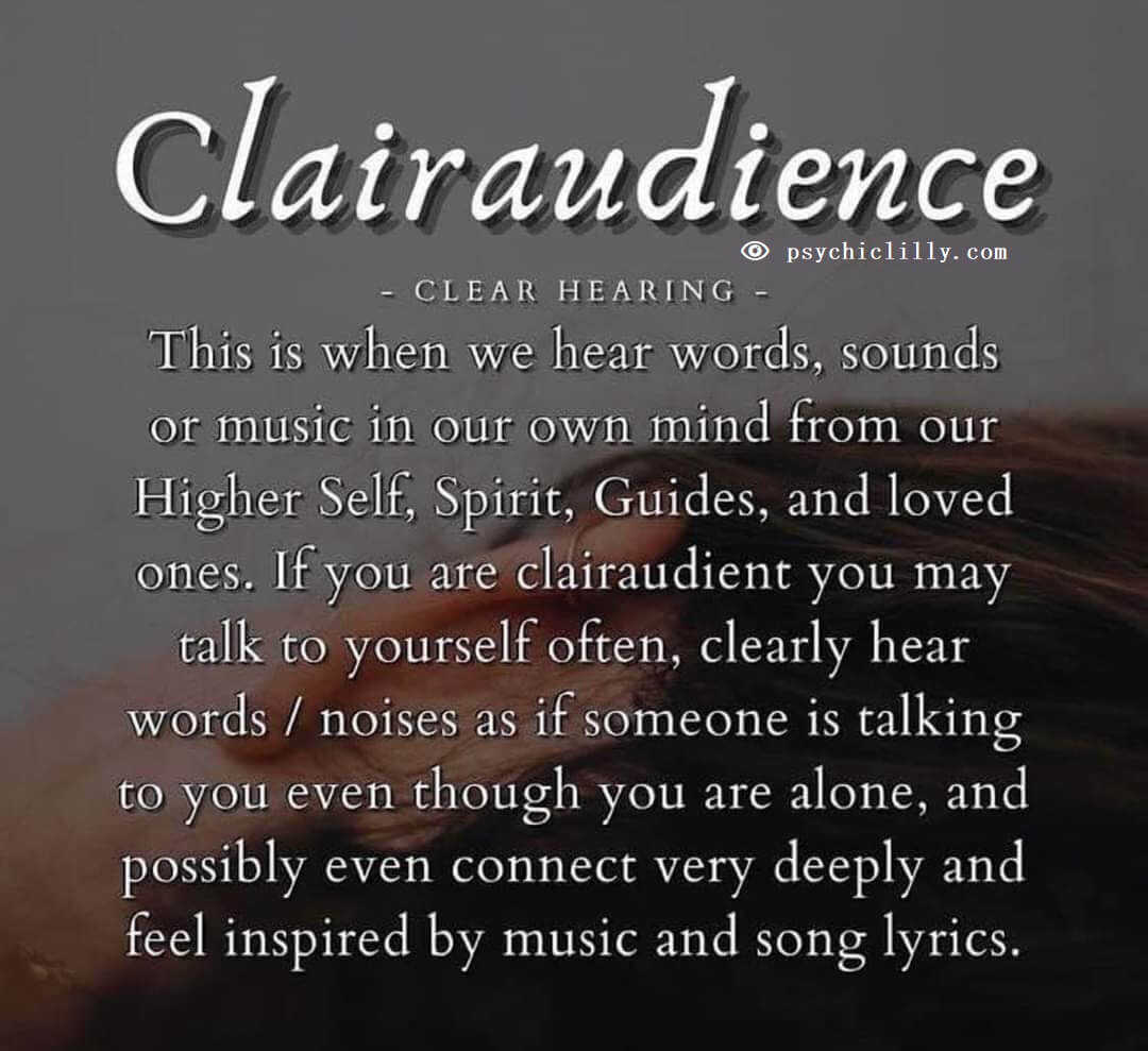 Clairaudience clear hearing intuitive psychic ability