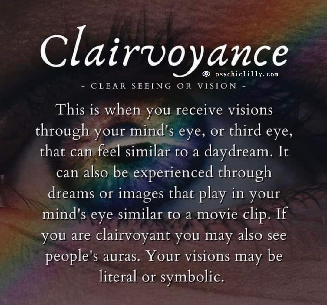 Clairvoyance clear seeing psychic ability